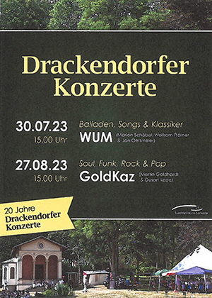 Drackendorfer Konzerte 2023 -s