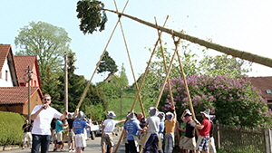 Maibaumsetzen Drackendorf 2012